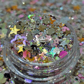 Superstar Glitter Mix - Gold and Pink Glitter